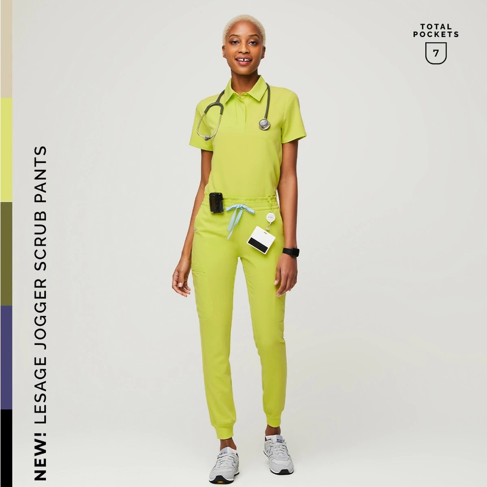 NWT Figs Lesage Jogger Citrine